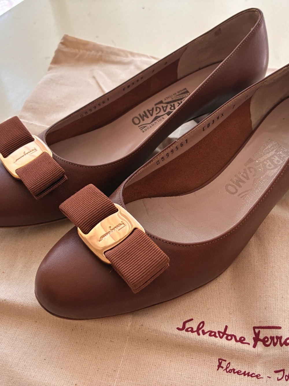 Salvatore Ferragamo Vara Bow Pumps